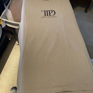 Taylor Swift TTPD I Chose This Cyclone With You Taupe T-Shirt L Tortured Poets